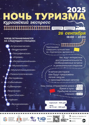 мероприятие Ночь туризма-2025 курган афиша расписание