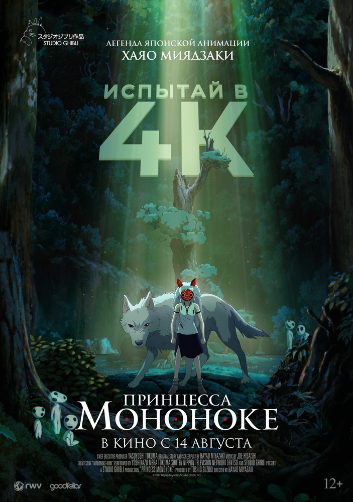 Принцесса Мононоке  расписание кино афиша курган